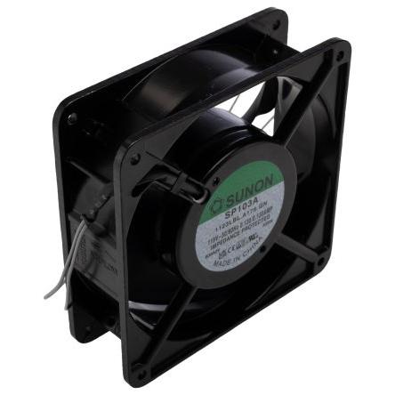 Sunon Axiální ventilátor, řada: SP, průtok vzduchu: 132.6 m³/h 11 W 115V ac 110 mA 120 mm 120mm 38 mm