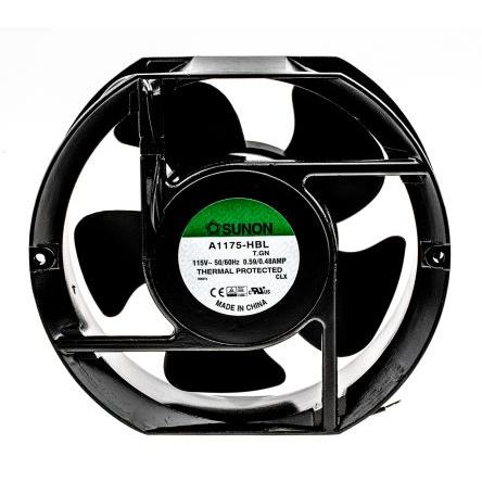 Sunon Axiální ventilátor, řada: A1175, průtok vzduchu: 302 m³/h 36 W 115V ac 480 mA 151 mm 171mm 51 mm