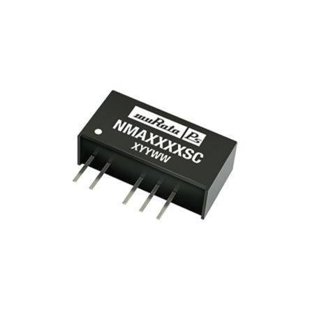 Murata Power Solutions Měnič DC/DC NMA, výstup: 5V dc, -5 V dc 1 kV dc, Vin 13.2V dc 100 mA, Vin 10.8V 1 W -40 °C 85 °C