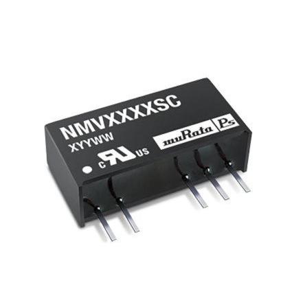 Murata Power Solutions Měnič DC/DC NMV, výstup: 5V dc, -5 V dc 3 kV dc, Vin 5.5V dc 100 mA, Vin 4.5V 1 W -40 °C 85 °C