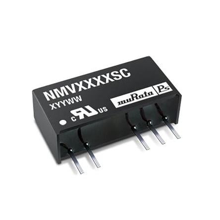 Murata Power Solutions Měnič DC/DC NMV, výstup: 4.5V dc, 5.5 V dc 3 kV dc, Vin 5.5V dc, Vin 4.5V 1 W 85 °C 85 °C