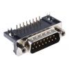 RS PRO Konektor D-Sub, počet kontaktů: 15, orientace těla: Pravý úhel 2.77 mm, Průchozí otvor Vnější, D-SUB, 250V, A, 4