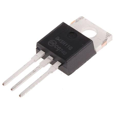 onsemi Tranzistor -10 A PnP -80 V, TO-220, počet kolíků: 3 kolíkový Jednoduchý