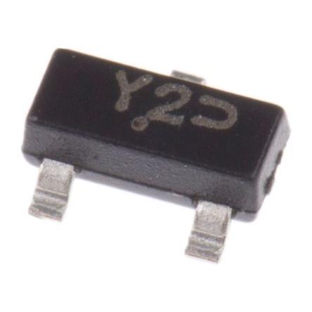 onsemi Jednoduchý BZX84C12LT1G 150 °C 5 % 300 mW 100 nA 25 Ω -65 °C Povrch 12 V 1, SOT-23, počet kolíků: 3 kolíkový