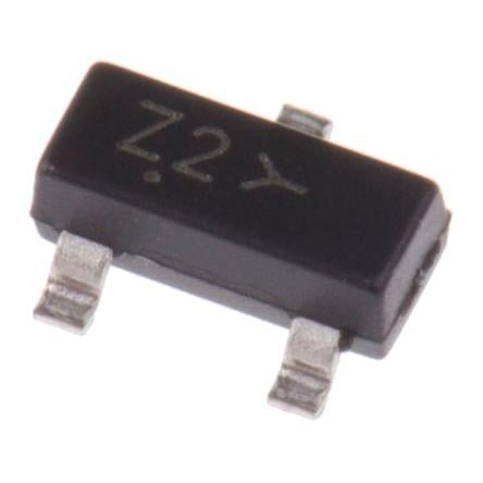 onsemi Jednoduchý BZX84C5V1LT1G 150 °C 6 % 300 mW 2 μA 60 Ω -65 °C Povrch 5.1 V 1, SOT-23, počet kolíků: 3 kolíkový