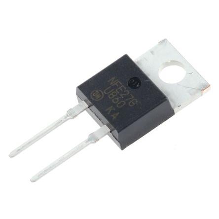 onsemi, standard: AEC-Q101 Dioda Spínané 8 A 600 V 60 ns, TO-220AC, počet kolíků: 2 kolíkový