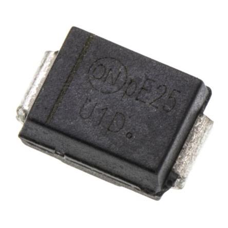 onsemi Silikonový přechod MURS120T3G Jednoduchý 2 A 200 V, DO-214AA, počet kolíků: 2 kolíkový