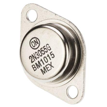 onsemi Tranzistor 2N3055G 15 A NPN 60 V, TO-204, počet kolíků: 2 kolíkový Jednoduchý