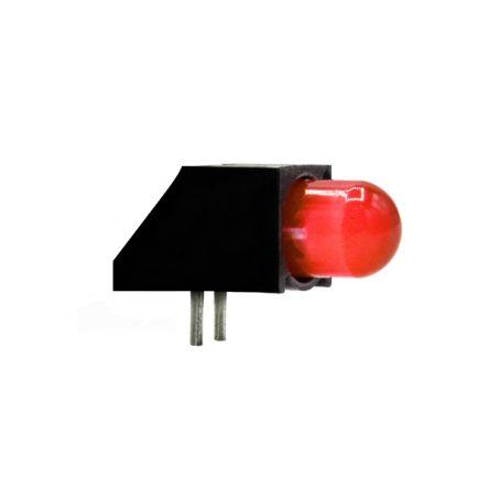 PCB LED indikátor, řada: 550 barva Červená Pravý úhel 1 LED 5 mm (T-1 3/4) 60 ° Dialight 7.5 V