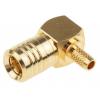 RS PRO Koaxiální konektor, řada: RS PRO Vnější, 50 Ω, orientace těla: Pravý úhel, Kabel Konektor SMB Krimpovací, 4GHz
