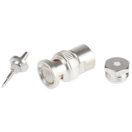 RS PRO Koaxiální konektor, řada: RS PRO Vnější, 50 Ω, orientace těla: Rovný, Kabel Konektory BNC Objímka, 4GHz 165 °C