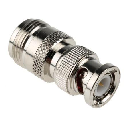 RS PRO Adaptér RF, orientace těla: Rovný, 50 Ω Vnější, typ kabelu: Koaxiální Vnitřní, obklad těla: Nikl, Normální