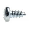 RS PRO Samořezný šroub, Lesklý zinek, Ocel hlavice Kónická, délka: 6.5 mm