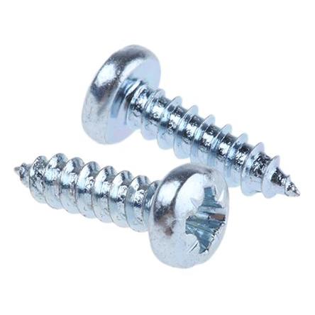 RS PRO Samořezný šroub, Lesklý zinek, Ocel hlavice Kónická, délka: 13 mm