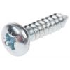 RS PRO Samořezný šroub, Lesklý zinek, Ocel hlavice Kónická, délka: 19 mm