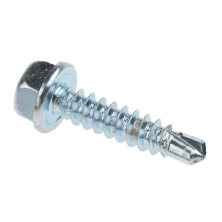 Samovrtný šroub, Lesklý zinek Kónická, Ocel RS PRO 4.2 mm 19 mm