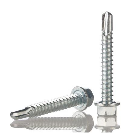 Samovrtný šroub, Lesklý zinek Kónická, Ocel RS PRO 5.5 mm 38 mm