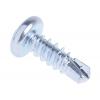 Samovrtný šroub, Lesklý zinek Kónická, Ocel RS PRO 4.2 mm 13 mm