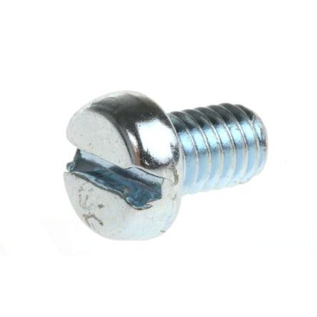 RS PRO Šroub s nízkou půlkulovou hlavou Drážka, Lesklý zinek, Ocel hlavice Válcová 6 mm