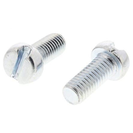 RS PRO Šroub s nízkou půlkulovou hlavou Drážka, Lesklý zinek, Ocel hlavice Válcová 12 mm