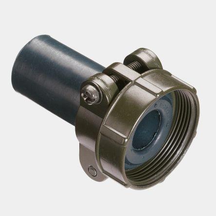 Kabelová svorka pro průměr svazku 23.8 mm Hliníková slitina Černá Šroubová JAE