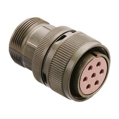JAE Kulatý konektor, specifikace Mil, řada: N/MS, materiál kontaktu: Slitina mědi, orientace těla: Rovný, Kabel, počet