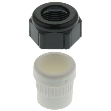 Kabelová průchodka, řada: HAN Bílá Plastové, IP68 M25 HARTING 14 mm až 17 mm
