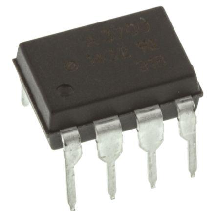 Broadcom Optočlen HCPL-3700-000E, řada: HCPL, počet kolíků: 8 kolíkový, počet kanálů: 1 vstup AC/DC Průchozí otvor PDIP