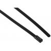 Stahovací páska Roller 360 mm 4.6mm Černá Nerezová ocel s polyesterovým potahem RS PRO
