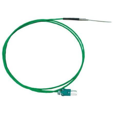 Termočlánek PTMTC 1500 mm kabel typ K Nerezová ocel 60 mm sonda, 0 °C 0.9 mm na +250 °C IEC 584 IEC 60584 Correge