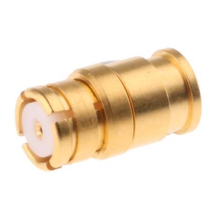 Radiall Koaxiální konektor, řada: RP-SMP Vnější, 50 Ω, orientace těla: Rovný, Kabel Konektor SMP Pájecí, 40GHz 165 °C