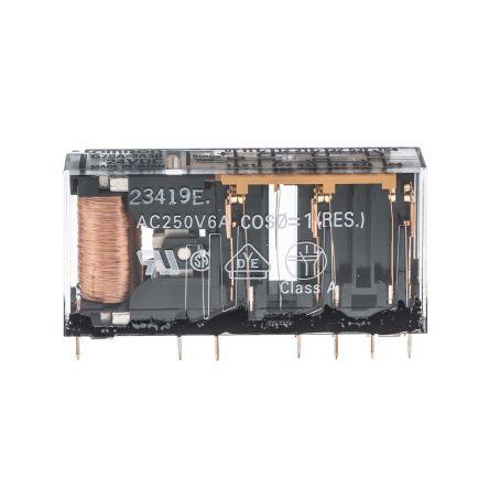 Omron Montáž na plošný spoj 24V dc 6pólový 3PDT