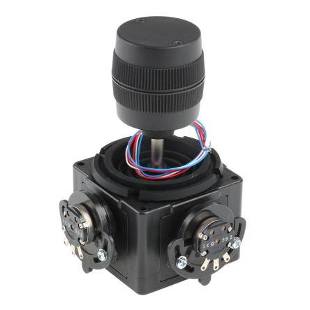 CH Products Joystick s potenciometry 3osý Zámek Pasivní Pájecí SPST 85 °C -25 °C