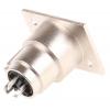 RS PRO Konektor XLR, barva Přírodní, počet kontaktů: 3, orientace těla: Rovný Vnitřní, pokovení: Stříbrná, Panel, 250V,