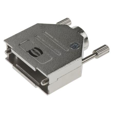 HARTING Plášť D-Sub, řada: D-Sub, orientace těla: Rovný, počet kontaktů: 15, materiál pouzdra: Kov, barva: Stříbrná