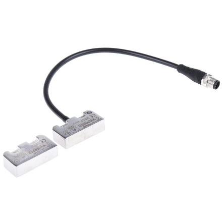Omron F3S Magnetické Bezkontaktní bezpečnostní spínač 24V dc Nerezová ocel 2 NC, NE M12