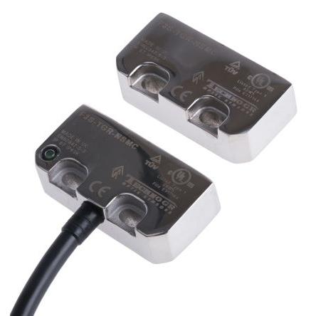 Omron F3S-TGR-N_C Magnetické Bezkontaktní bezpečnostní spínač 24V Nerezová ocel 2 NC, NE 2m kabel