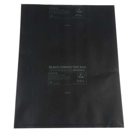 RS PRO Antistatický vak, Černý vodivý, Tepelná pečeť, Černá 10 V balení