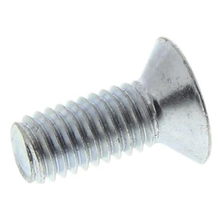 RS PRO Šroub s nízkou půlkulovou hlavou Pozidriv, Lesklý zinek, Ocel hlavice Zapuštěná 12 mm
