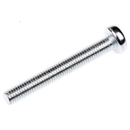 RS PRO Šroub s nízkou půlkulovou hlavou Pozidriv, Pasivovaný pozinkovaný, Ocel hlavice Kónická 40 mm