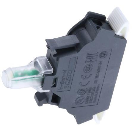 Schneider Electric Blok světel, řada: Harmony XB Blok světel 24 V ac, 24V dc Nástrčný barva Bílá LED