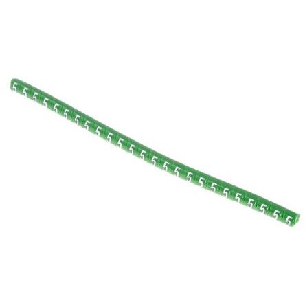 Označovač kabelu, řada: Helagrip Nasouvací barva Bílá 3.5 mm x 3.3mm HellermannTyton Zelená 5 3 mm 901-10349