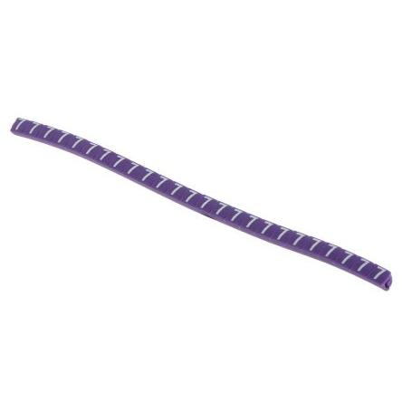Označovač kabelu, řada: Helagrip Nasouvací barva Bílá 3.5 mm x 3.3mm HellermannTyton Fialová 7 3 mm 901-10351