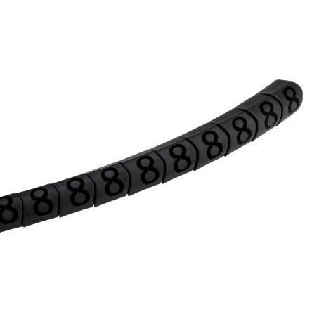 Označovač kabelu, řada: Helagrip Nasouvací barva Černá 3.5 mm x 3.3mm HellermannTyton Šedá 8 3 mm 901-10352