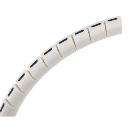 Označovač kabelu, řada: Helagrip Nasouvací barva Černá 3.5 mm x 3.3mm HellermannTyton Bílá - 3 mm 901-10355