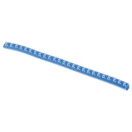 Označovač kabelu, řada: Helagrip Nasouvací barva Bílá 3.5 mm x 4.3mm HellermannTyton Modrá 6 5 mm 901-10362