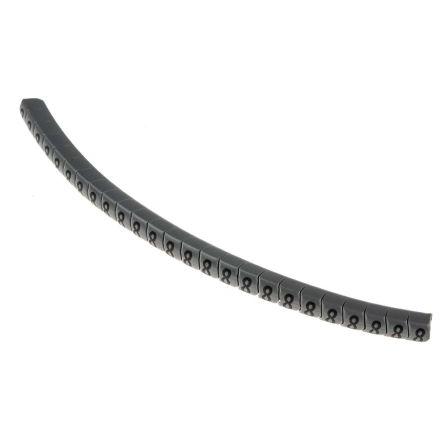 Označovač kabelu, řada: Helagrip Nasouvací barva Černá 3.5 mm x 4.3mm HellermannTyton Šedá 8 5 mm 901-10364