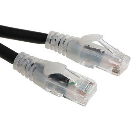 RS PRO Kat6 Ethernetové kabely, Černá, Nízko dýmivý bezhalogenový, A: RJ45, 30V 3 m Vnější, B: RJ45 Vnější, typ pláště: