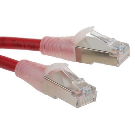 RS PRO Cat5e Ethernetové kabely, Červená, Polyvinylchlorid, A: RJ45, 30V 5 m Vnější, B: RJ45 Vnější, typ pláště: F/UTP