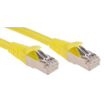 RS PRO Kat6 Ethernetové kabely, Žlutá, Nízko dýmivý bezhalogenový, A: RJ45, 30V 3 m Vnější, B: RJ45 Vnější, typ pláště: